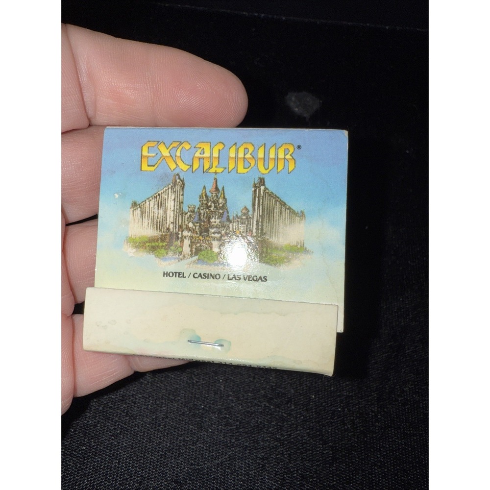 Vintage Excalibur Hotel Casino Las Vegas Matchbook Matches Advertising 5048 - Picture 1 of 6